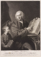 KG 15418
<br/>
Portret Arthur Beardmore en zoon
<br/>
<em>Watson, James (ca.1740-1790)</em>